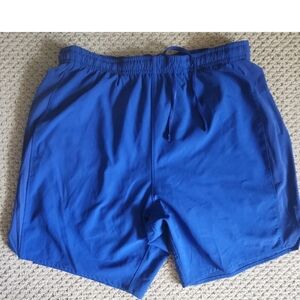 Outdoor Voices mens M Blue 7" shorts Lined Athletic Running Training Stretch